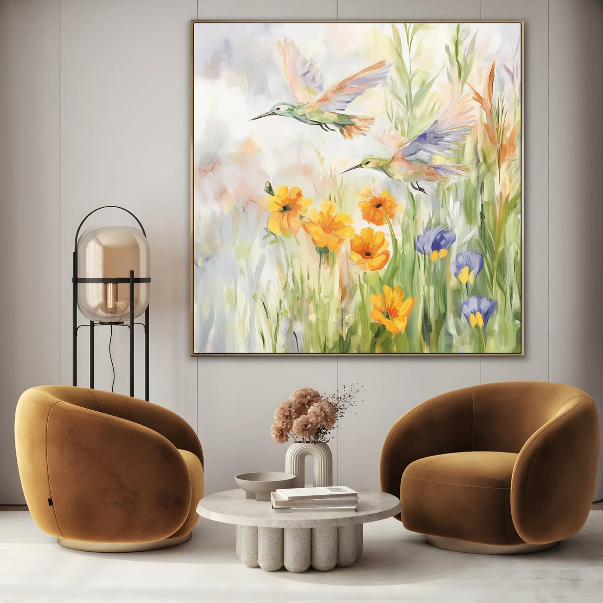Quadro Stampa su Tela Uccelli in Volo - CupidoDesign