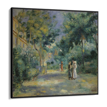 Quadro Stampa su Tela Un giardino a Montmartre, Pierre Auguste Renoir - CupidoDesign