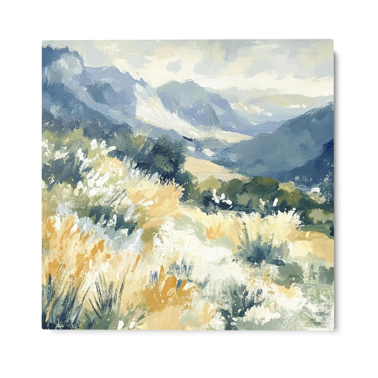 Quadro Stampa su Tela Valle Blu - CupidoDesign