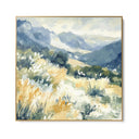 Quadro Stampa su Tela Valle Blu - CupidoDesign