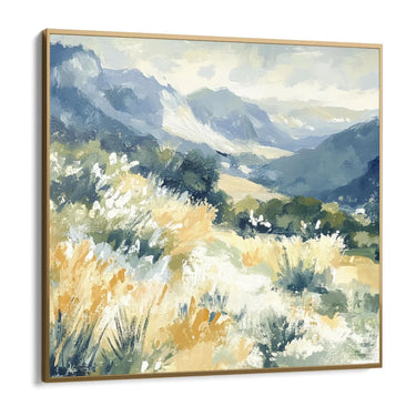Quadro Stampa su Tela Valle Blu - CupidoDesign