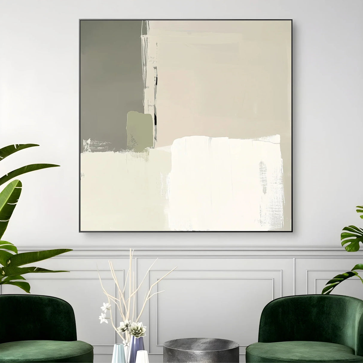 Quadro Stampa su Tela Variazioni Neutre - CupidoDesign