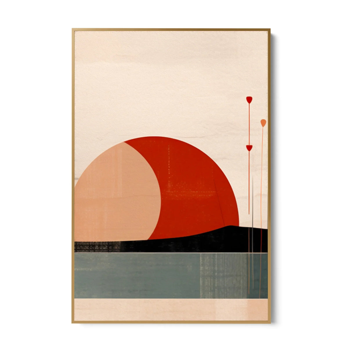 Quadro Stampa su Tela Vele geometriche - CupidoDesign