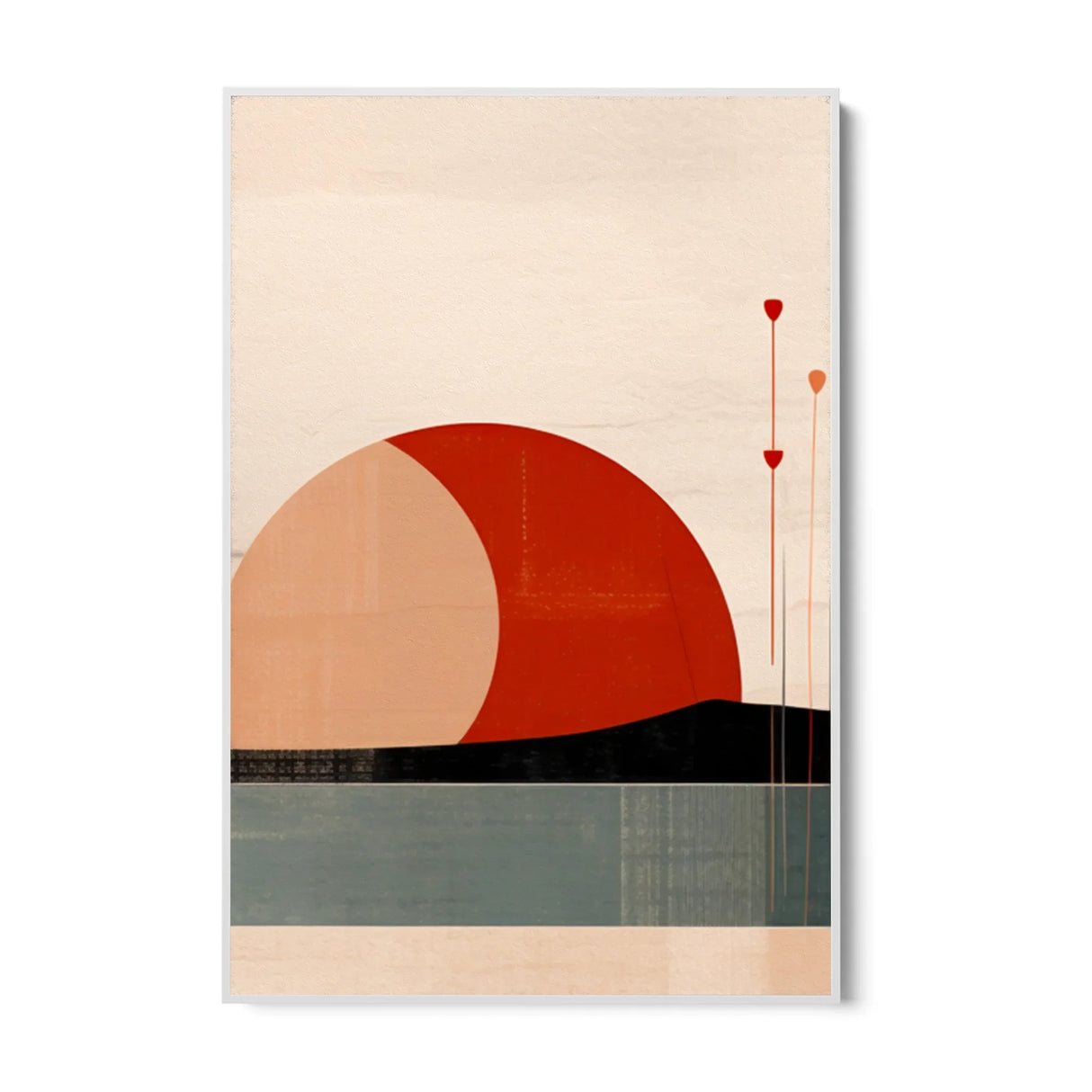 Quadro Stampa su Tela Vele geometriche - CupidoDesign