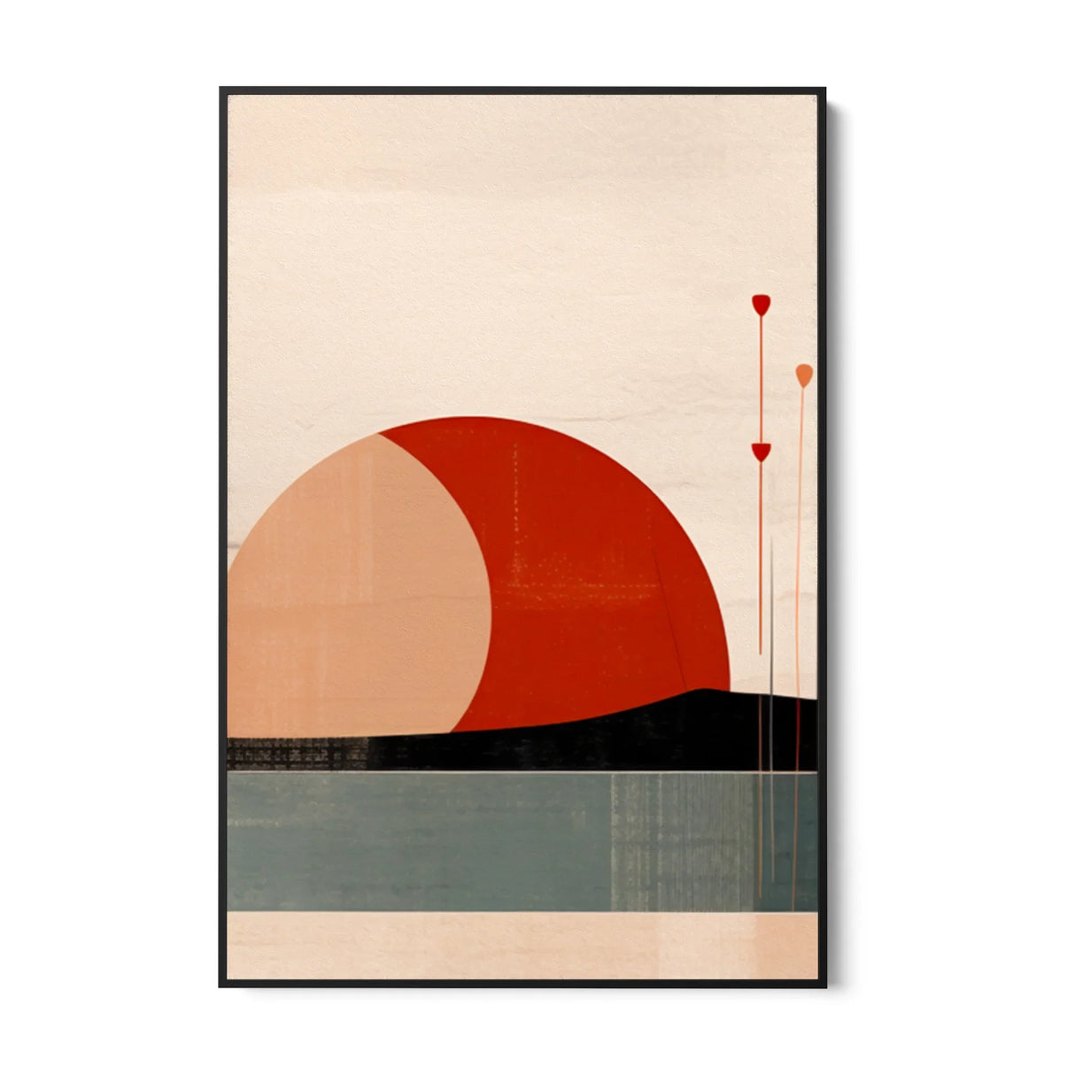 Quadro Stampa su Tela Vele geometriche - CupidoDesign