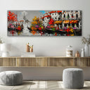 Quadro Stampa su Tela Vele al Tramonto - CupidoDesign