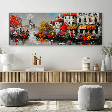 Quadro Stampa su Tela Vele al Tramonto - CupidoDesign