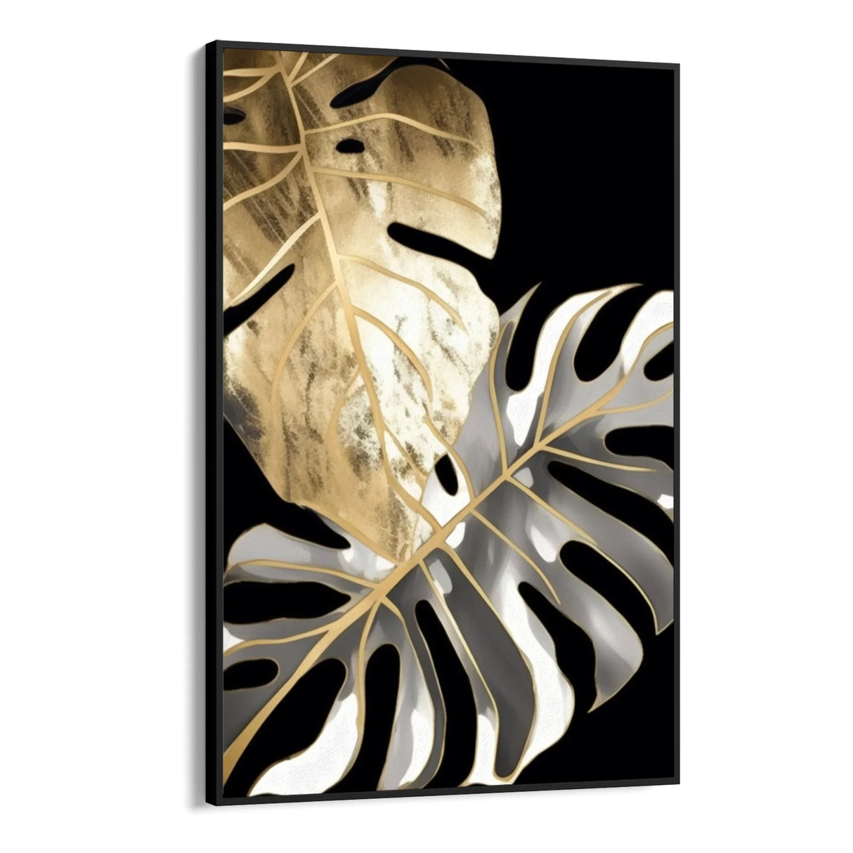 Quadro Stampa su Tela Venature D'oro - CupidoDesign