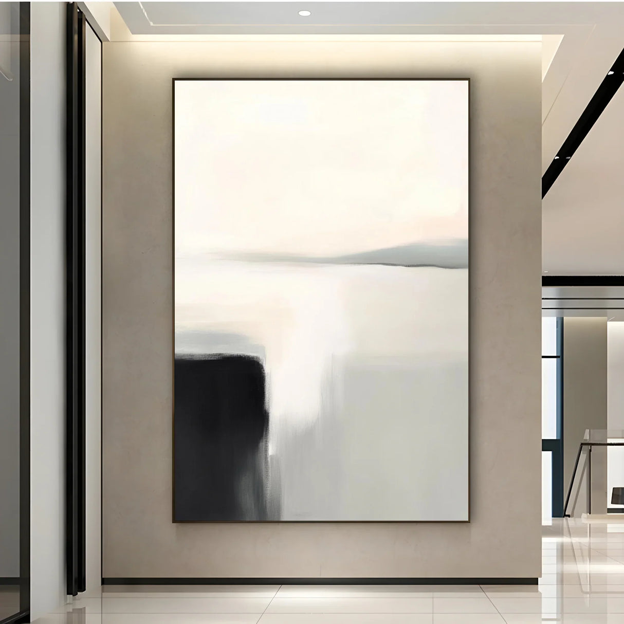 Quadro Stampa su Tela Vento Grigio - CupidoDesign