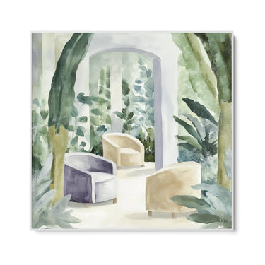 Quadro Stampa su Tela Verde Serafico - CupidoDesign