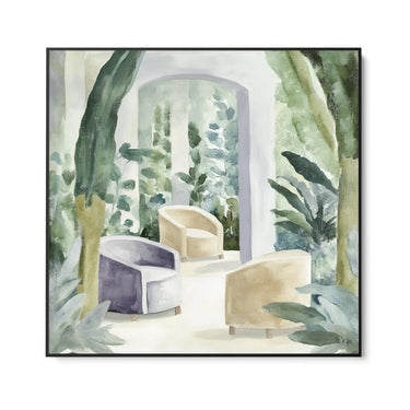 Quadro Stampa su Tela Verde Serafico - CupidoDesign
