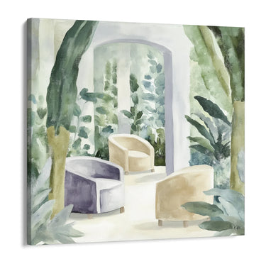 Quadro Stampa su Tela Verde Serafico - CupidoDesign