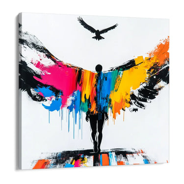 Quadro Stampa su Tela Verso l'alto - CupidoDesign