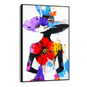 Quadro Stampa su Tela Vestita di Fiori - CupidoDesign