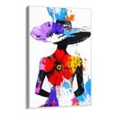 Quadro Stampa su Tela Vestita di Fiori - CupidoDesign