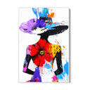 Quadro Stampa su Tela Vestita di Fiori - CupidoDesign