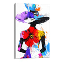 Quadro Stampa su Tela Vestita di Fiori - CupidoDesign