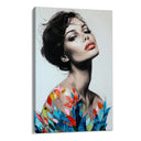 Quadro Stampa su Tela Vestito Floreale - CupidoDesign