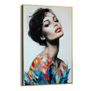 Quadro Stampa su Tela Vestito Floreale - CupidoDesign
