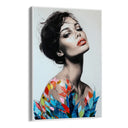 Quadro Stampa su Tela Vestito Floreale - CupidoDesign