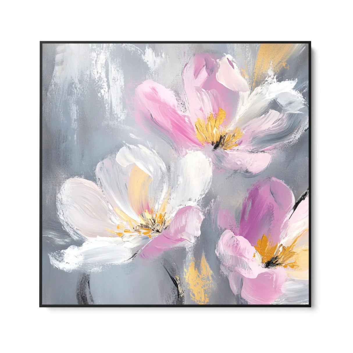 Quadro Stampa su Tela Vibrazione Rosa - CupidoDesign