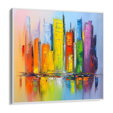Quadro Stampa su Tela Vibrazione Urbana - CupidoDesign