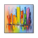 Quadro Stampa su Tela Vibrazione Urbana - CupidoDesign