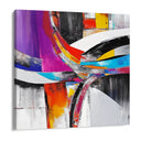 Quadro Stampa su Tela Viola Liquido - CupidoDesign