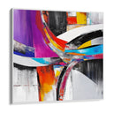 Quadro Stampa su Tela Viola Liquido - CupidoDesign