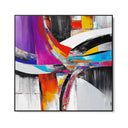 Quadro Stampa su Tela Viola Liquido - CupidoDesign