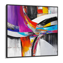 Quadro Stampa su Tela Viola Liquido - CupidoDesign