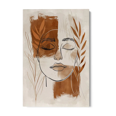 Quadro Stampa su Tela Viso di tela - CupidoDesign