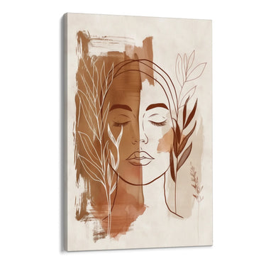 Quadro Stampa su Tela Viso di tela - CupidoDesign