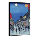 Quadro Stampa su Tela Vista notturna di Sarawaka, Utagawa Hiroshige - CupidoDesign