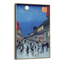Quadro Stampa su Tela Vista notturna di Sarawaka, Utagawa Hiroshige - CupidoDesign
