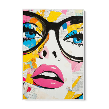 Quadro Stampa su Tela Voce Fluorescente - CupidoDesign