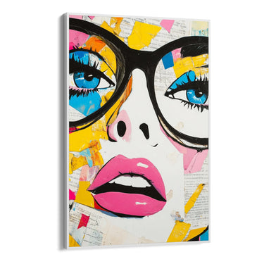 Quadro Stampa su Tela Voce Fluorescente - CupidoDesign