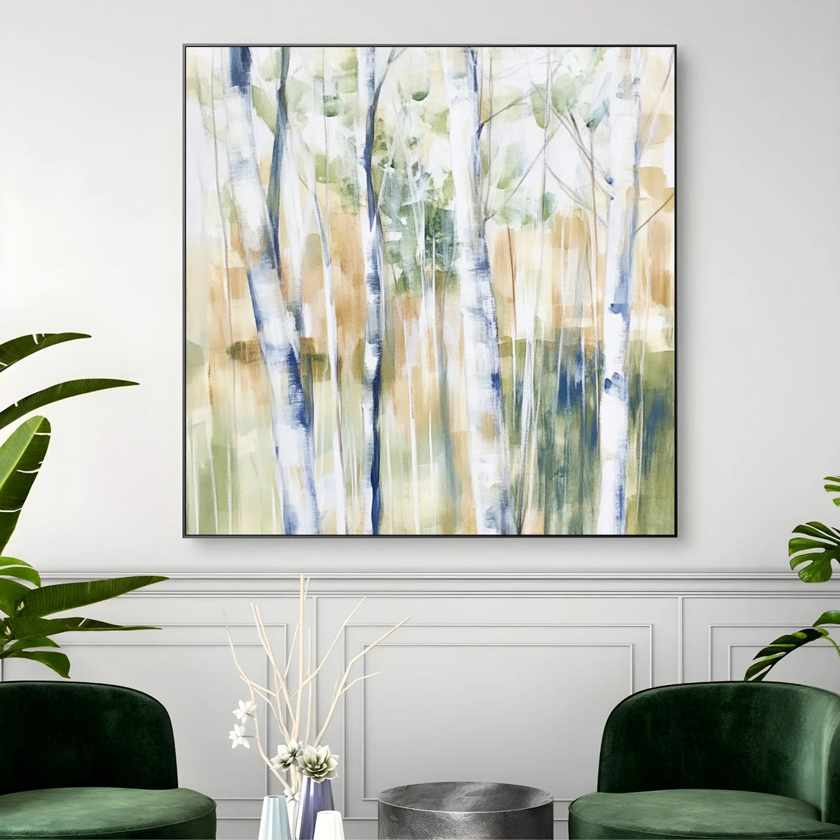 Quadro Stampa su Tela Voci tra i Fusti - CupidoDesign