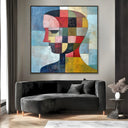 Quadro Stampa su Tela Volti Fluidi - CupidoDesign