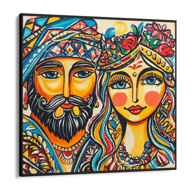 Quadro Stampa su Tela Volti Siciliani - CupidoDesign