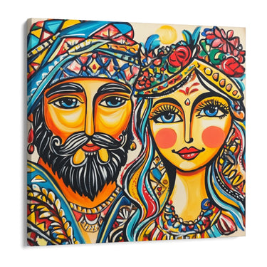 Quadro Stampa su Tela Volti Siciliani - CupidoDesign