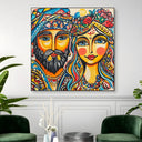 Quadro Stampa su Tela Volti Siciliani - CupidoDesign