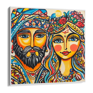 Quadro Stampa su Tela Volti Siciliani - CupidoDesign