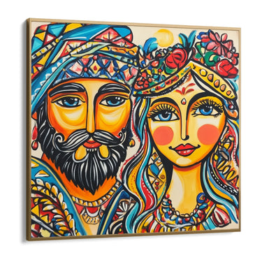 Quadro Stampa su Tela Volti Siciliani - CupidoDesign