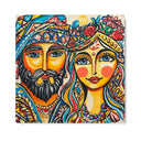 Quadro Stampa su Tela Volti Siciliani - CupidoDesign