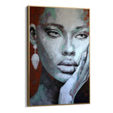 Quadro Stampa su Tela Volti in Fiore - CupidoDesign