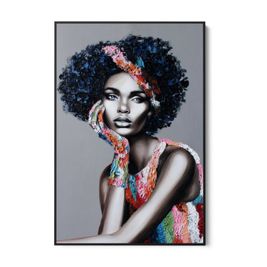 Quadro Stampa su Tela Volto Frammentato - CupidoDesign