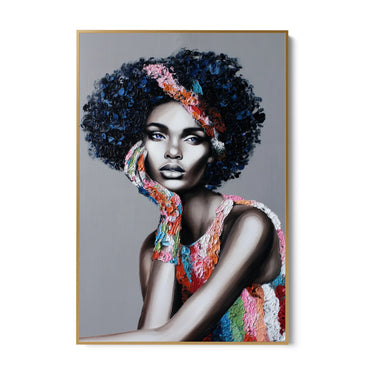 Quadro Stampa su Tela Volto Frammentato - CupidoDesign