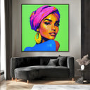 Quadro Stampa su Tela Volto Iconico - CupidoDesign