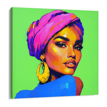 Quadro Stampa su Tela Volto Iconico - CupidoDesign